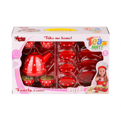 Mey İthalat® ATF-2020B-2020C Puantiyeli Metal Çay Seti 15 Parça -Vardem Oyuncak