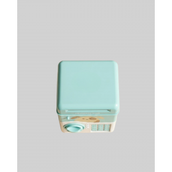 Mey İthalat® ATM Görünümlü Su Yeşili Otomatik Para Çeken Şifreli Kumbara