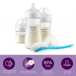 Mey İthalat®   Doğal Tepkili Natural Response Yenidoğan Hediye Seti