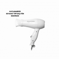 Mey İthalat® AWOX MİNİ FÖN BEYAZ