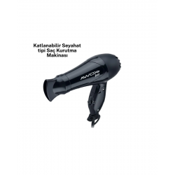 Mey İthalat® AWOX MİNİ FÖN SİYAH