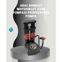 Mey İthalat® Ayak Basmalı Hava Pompası Şişme Ürünler ve Lastikler İçin