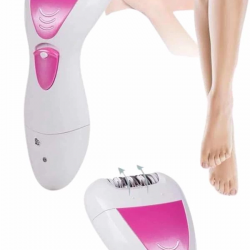 Mey İthalat® Ayak Törpü Başlıklı Epilatör Aleti 4 Başlıklı Taşınabilir Şarjlı Epilasyon Cihazı