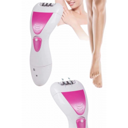 Mey İthalat® Ayak Törpü Başlıklı Epilatör Aleti 4 Başlıklı Taşınabilir Şarjlı Epilasyon Cihazı