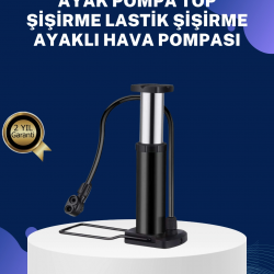 Mey İthalat® Ayakla Kullanılan Hava Pompası Araç ve Bisiklet İçin Uygun