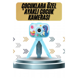 Mey İthalat® Ayaklı Çocuk Kamerası Tripodlu Mini 1080p Hd Çocuk Kamera