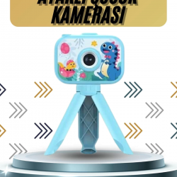 Mey İthalat® Ayaklı Çocuk Kamerası Tripodlu Mini 1080p Hd Çocuk Kamera