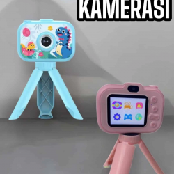 Mey İthalat® Ayaklı Mini Fotoğraf Makinesi Çocuk Için Eğitici Video Kamera