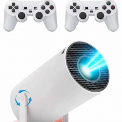 Mey İthalat® Ayaklı Oyun Projeksiyonu Çift Kollu Taşınabilir Sinema Projektörü