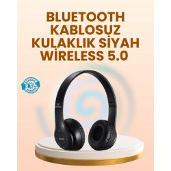 Mey İthalat® Ayarlanabilir Baş Bandı ve Yumuşak Kulak Yastıklı Bluetooth Kulaklık