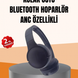 Mey İthalat® Ayarlanabilir Baş Bantlı Kablosuz Kulak Üstü Kulaklık