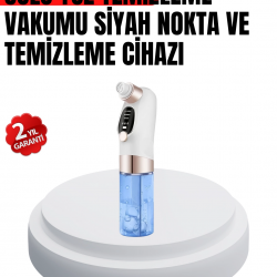 Mey İthalat® Ayarlanabilir Emiş Gücü ile Profesyonel Siyah Nokta Temizleyici