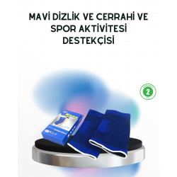 Mey İthalat® Ayarlanabilir Esnek Diz Desteği Spor ve Günlük Kullanım