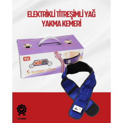Mey İthalat® Ayarlanabilir Hızlı Elektrikli Masaj Kemeri – Yağ Yakımına Yardımcı