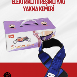 Mey İthalat® Ayarlanabilir Hızlı Elektrikli Masaj Kemeri – Yağ Yakımına Yardımcı