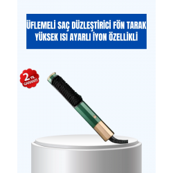 Mey İthalat® Ayarlanabilir Isı Kontrollü Saç Şekillendirme Seti – Tüm Saç Tipleri İçin Uygun