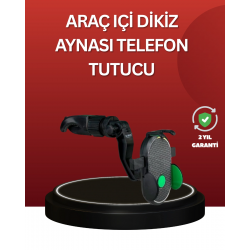 Mey İthalat® Ayarlanabilir Kıskaçlı Dikiz Aynası Telefon Tutucu Tüm Telefonlarla Uyumlu