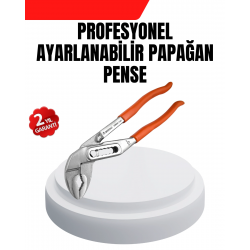 Mey İthalat® Ayarlanabilir Kurbağacık Pense Boru Anahtarı Çelik Malzeme