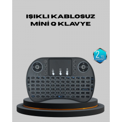 Mey İthalat® Aydınlatmalı Touchpad’li Q Klavye – Türkçe Karakterli, USB Bağlantılı, Numerik Tuş Takımı