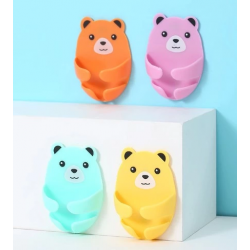 Mey İthalat® Ayıcık Desenli Çok Amaçlı 4 lü Fiş Tutucu