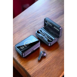 Mey İthalat® Aynalı Bluetooth Kulaklık Telefon Standlı Dijital Göstergeli