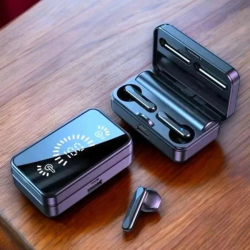 Mey İthalat® Aynalı Bluetooth Kulaklık Telefon Standlı Dijital Göstergeli