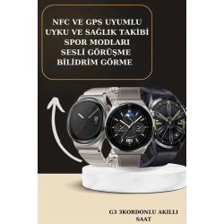 Mey İthalat® Aynalı Bluetooth Kulaklık Yeni Nesil Akıllı Saat Titreşimli Nabız Ölçer Spor Modları