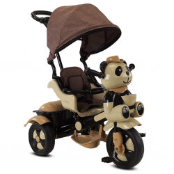 Mey İthalat® Baby Hope Little Panda Bebek Bisikleti Kahve