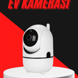 Mey İthalat® Baby Kamera Kablosuz 720P Beyaz 360 Derece Wifi Kamera Full HD 1080p