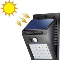 Mey İthalat® Bahçe Aydınlatması Güneş Enerjili Led Işık Lamba Sensörlü Dekoratif