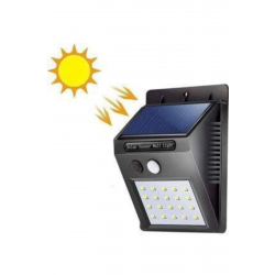 Mey İthalat® Bahçe Aydınlatması Güneş Enerjili Led Işık Lamba Sensörlü Dekoratif