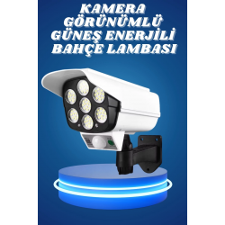 Mey İthalat® Bahçe Aydınlatması Hareket Sensörlü Led Aydınlatma Kamera Görünümlü