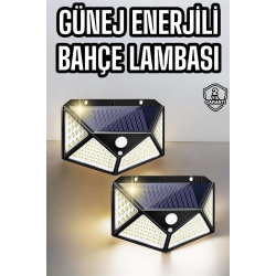 Mey İthalat® Bahçe Havuz Güneş Enerjili Solar Işıklandırma Sensörlü Bahçe Aydınlatma