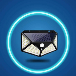 Mey İthalat® Bahçe Lambası Bahçe Aydınlatma Sensörlü Suya Dayanıklı 100 Led