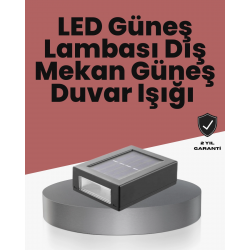 Mey İthalat® Bahçe ve Balkon İçin Güneş Enerjili Lamba