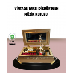 Mey İthalat® Balerinli Müzikli Takı Kutusu Piyano Tasarım Kız Çocuk Hediyelik