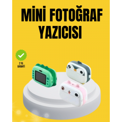 Mey İthalat® Baskı Kamera – Çift Lensli, Anında Baskı ve 10X Zoom Özellikli Dijital Fotoğraf Makinesi