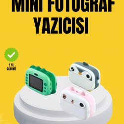 Mey İthalat® Baskı Kamera – Çift Lensli, Anında Baskı ve 10X Zoom Özellikli Dijital Fotoğraf Makinesi