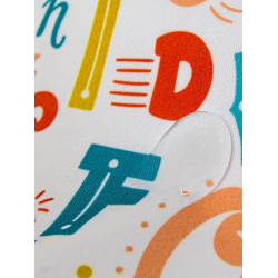 Mey İthalat®  Baskılı BLW Kolsuz Önlük 788 Harf Desen