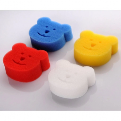 Mey İthalat®   Bebek Banyo Yıkama Süngeri 4'Lü