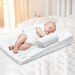Mey İthalat®  Bebek Reflü Yastığı 132 Beyaz