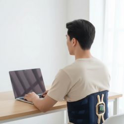 Mey İthalat® Bel Destekli Masaj Kemeri Hafif ve Taşınabilir