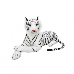 Mey İthalat®  Beyaz Kaplan Peluş 44cm