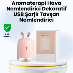 Mey İthalat® Beyaz Renk Ultrasonik Hava Nemlendirici ve Aromaterapi Difüzörü
