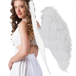 Mey İthalat® Beyaz Renkli Büyük Boy Melek Kanadı 55x80 cm