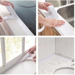 Mey İthalat® BEYAZ Su Sızdırmaz Lavabo Kenar Bandı (3.2m)