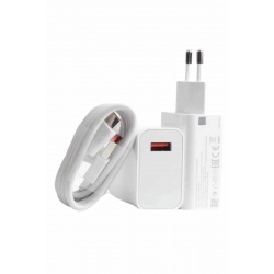 Mey İthalat® Beyaz Ultra Plus Hızlı Şarj Seti Şarj Adaptörü ve Kablosu 67W