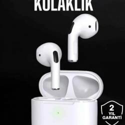 Mey İthalat® Beyaz Yeni Nesil Pro Bluetooth Kulaklık Yüksek Ses Kaliteli ANC Özelliği
