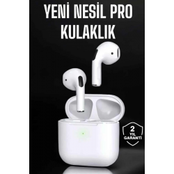 Mey İthalat® Beyaz Yeni Nesil Pro Bluetooth Kulaklık Yüksek Ses Kaliteli ANC Özelliği