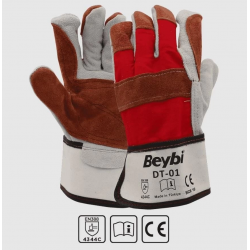 Mey İthalat® Beybi DT-01 Deri Takviyeli Eldiven NO:10